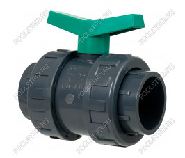 Кран ПВХ шаровый D50 Acon Кран ПВХ шаровый D50 Acon