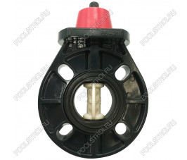 Дисковый поворотный затвор d110 с ручкой, уплотнение EPDM AQUAVIVA